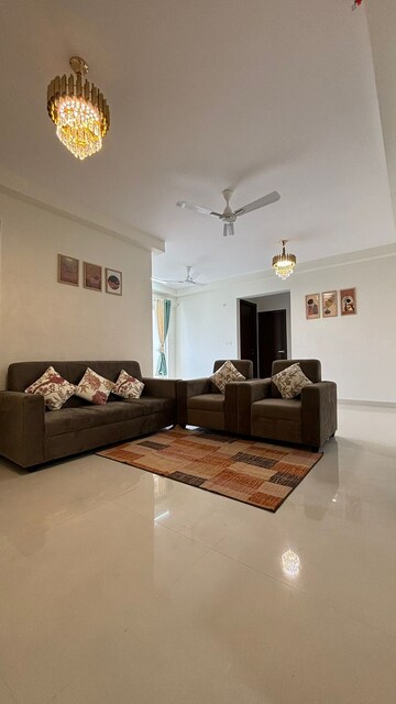Living Room in 3 BHK Apartment at Mana Capitol, Sarjapur Road – for Rent