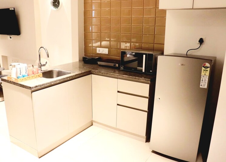 Kitchen, m3m-one-key-resiments Studio 800 Sq.Ft. Apartment In Sector 67 Gurgaon 8161728