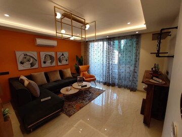 Living Room in 3 BHK Apartment at Godrej Meridien, Sector 106 – for Rent