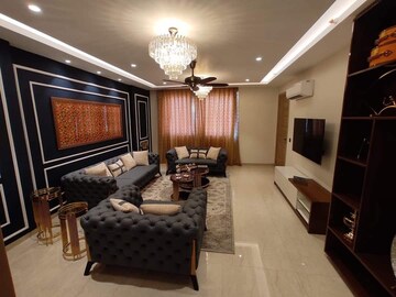 Living Room in 3 BHK Apartment at Godrej Meridien, Sector 106 – for Rent