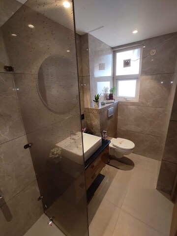 Bathroom in 3 BHK Apartment at Godrej Meridien, Sector 106 – for Rent