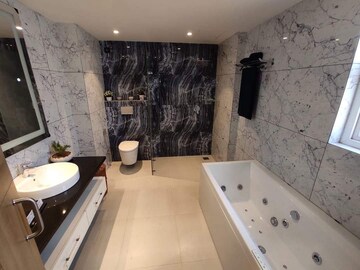 Attached Bathroom in 3 BHK Apartment at Godrej Meridien, Sector 106 – for Rent