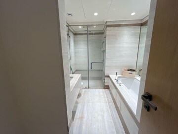 Building Lobby in 3 BHK Apartment at Lodha The World Towers World One Tier 2, Worli – for Rent