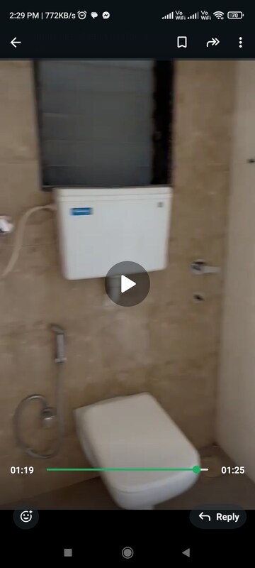 Master Bedroom in 2 BHK Apartment at Prithvi Pride, Mira Road – for Sale