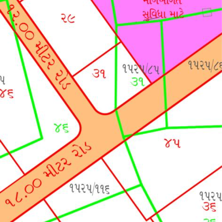 Map Location, ognaj Commercial Land 2184 Sq.Yd. In Ognaj Ahmedabad 8161814