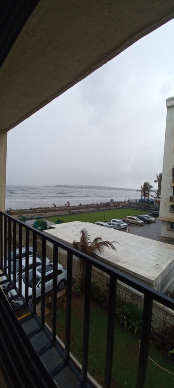 Balcony in 1 BHK Apartment at Palm Beach Apartments, Versova – for Rent