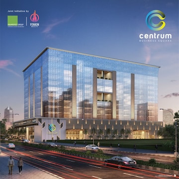  Office Space – Exterior View View at Squarefeet Centrum Business Square, Wagle Industrial Estate - for Rent
