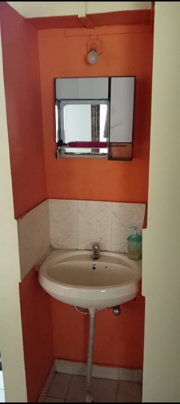 Bathroom in 1 BHK Apartment at Goel Shiv Ganga, Kondhwa – for Rent