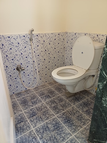Bathroom in 1 BHK Apartment at Megh Malhar Co-op Housing Society, Ghansoli – for Rent