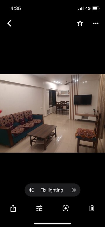 Living Room in 2 BHK Apartment at Sukhwani Callisto, Wakad – for Rent