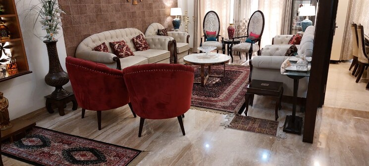 Living Room, unitech-south-city-1 4 Bedroom 3600 Sq.Ft. Builder Floor In South City 1 Gurgaon 8162352