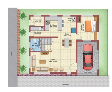 Master Plan in 4 BHK Villa at Frontier Ridgewood Villa, Sarjapur – for Sale