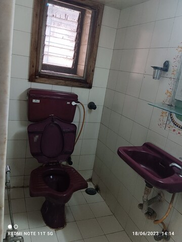 Bathroom in 2 BHK Apartment at Luv Kush Tower, Chembur – for Rent