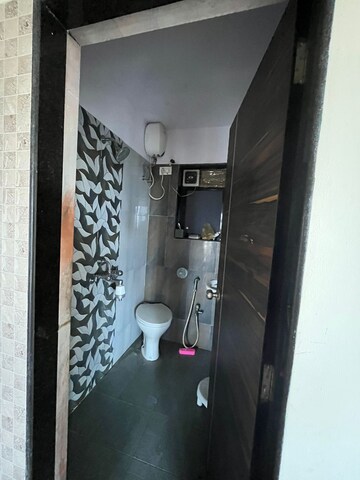 Bathroom in 1 BHK Apartment at Mahape – for Rent