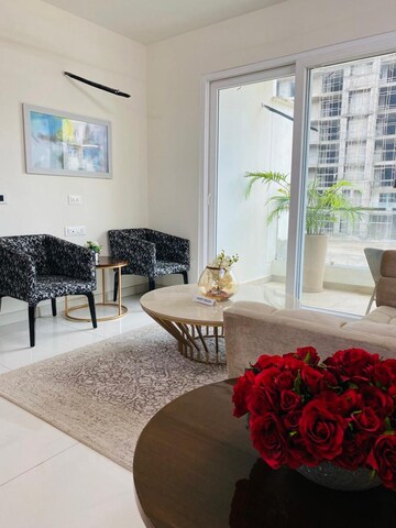 Living Room in 3 BHK Apartment at Hermitage Centralis, Vip Road – for Sale