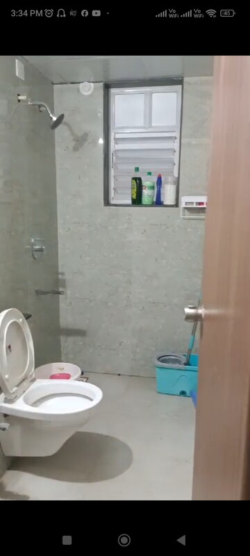 Bathroom in 2 BHK Apartment at Reputed Kirloskar Residency, Aundh – for Rent