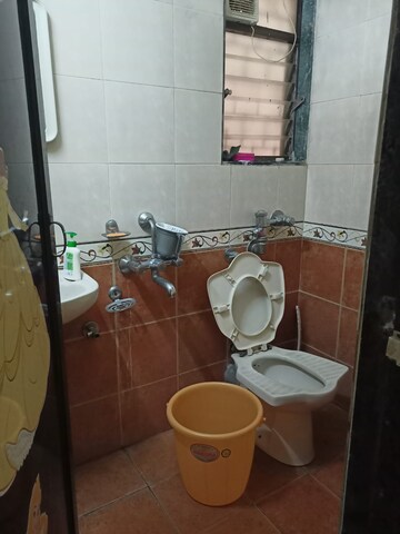 Bathroom in 1 BHK Apartment at Lodha Paradise, Majiwada – for Rent