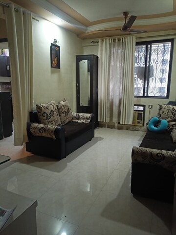 Living Room in 1 BHK Apartment at Lodha Paradise, Majiwada – for Rent