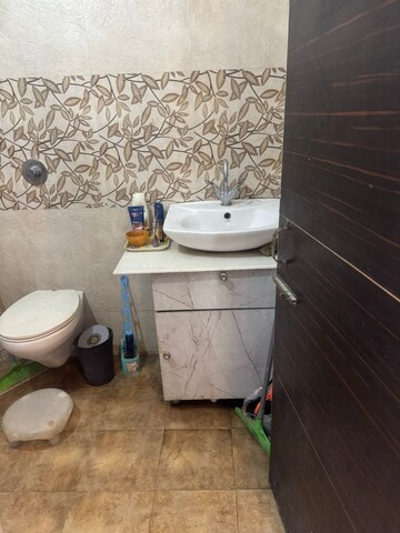 Bathroom in 2 BHK Builder Floor at Peer Mucchalla – for Rent