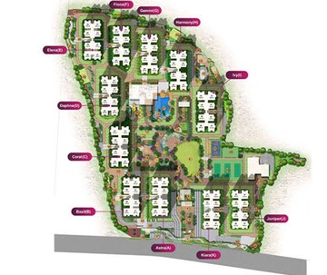 Master Plan in 2 BHK Apartment at Rajapushpa Provincia, Narsingi – for Sale