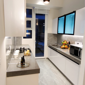 Kitchen in 3.5 BHK Builder Floor at M3M Soulitude, Sector 89 – for Sale