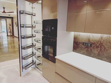 Staircase in 4 BHK Apartment at DLF Belvedere Towers, Sector 24 – for Sale