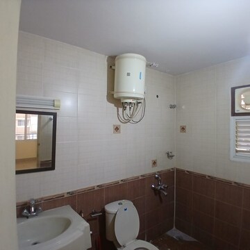 Bathroom in 3 BHK Apartment at HBR Palace, Hbr Layout – for Sale