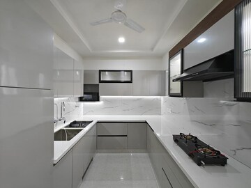 Kitchen in 2 BHK Builder Floor at Ansal Sushant Lok I, Sector 43 – for Rent