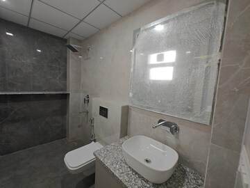 Bathroom in 2 BHK Builder Floor at Ansal Sushant Lok I, Sector 43 – for Rent