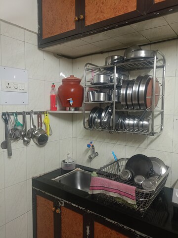 Kitchen in 1 BHK Apartment at Gorai Alka CHS, Borivali West – for Rent