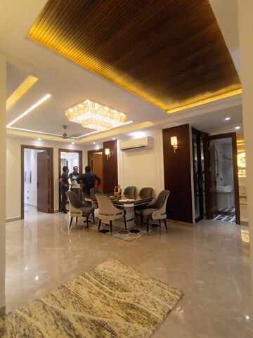Living Room in 4 BHK Builder Floor at Infinite Luxury, South City 2 – for Sale