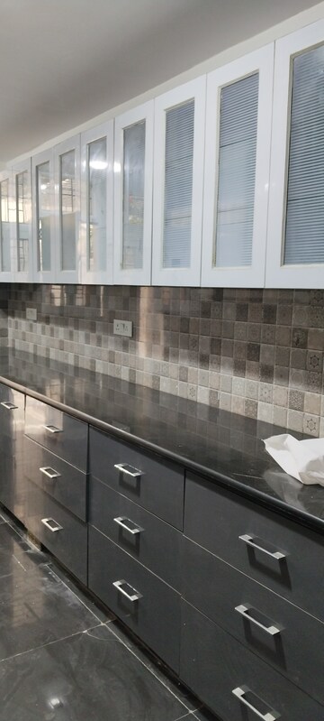 Kitchen in 3 BHK Builder Floor at Unitech South City II, Sector 50 – for Rent