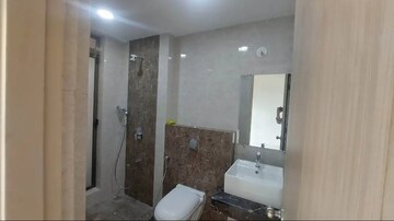 Bathroom in 1 BHK Apartment at Sheth Irene, Malad West – for Rent