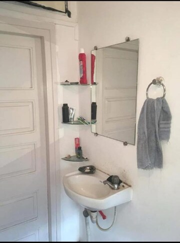 Bathroom in 1 BHK Apartment at Bandra West – for Rent