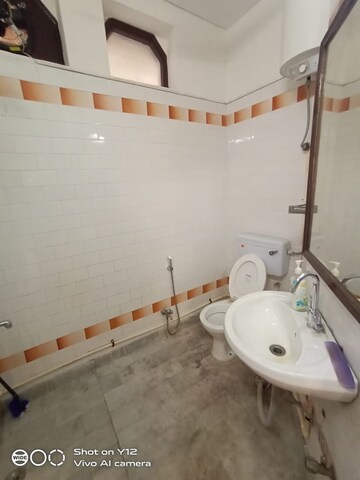 Bathroom in 3 BHK Builder Floor at Greater Kailash I – for Rent