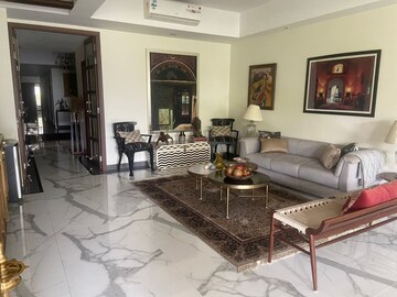Living Room in 4 BHK Apartment at Vasant Vihar – for Sale