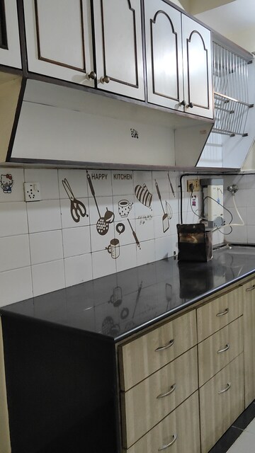Kitchen in 1 BHK Apartment at Hiranandani Estate, Ghodbunder Road – for Rent