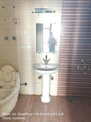 Bathroom in 2 BHK Apartment at Angel Mercury, Vaibhav Khand – for Rent