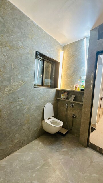 Bathroom in 1 RK Apartment at GM Nagar NX CHS, Virar West – for Rent