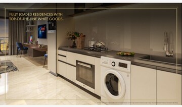 Kitchen in Studio Apartment at Omaxe World Street, Sector 79 – for Sale