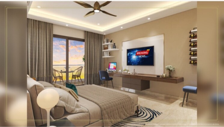 Master Bedroom, omaxe-world-street Studio 650 Sq.Ft. Apartment In Sector 79 Faridabad 8163856