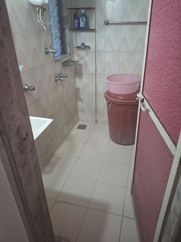 Bathroom in 2 BHK Apartment at Rashmi Garden, Vasai East – for Rent