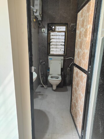 Bathroom in 1 BHK Apartment at Krishna CHS Malad West, Malad West – for Rent