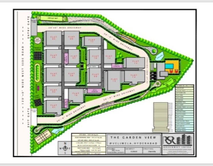 Exterior View, rsr-the-garden-view-apartments 6 Bedroom 3952 Sq.Ft. Apartment In Kollur Hyderabad 8163903