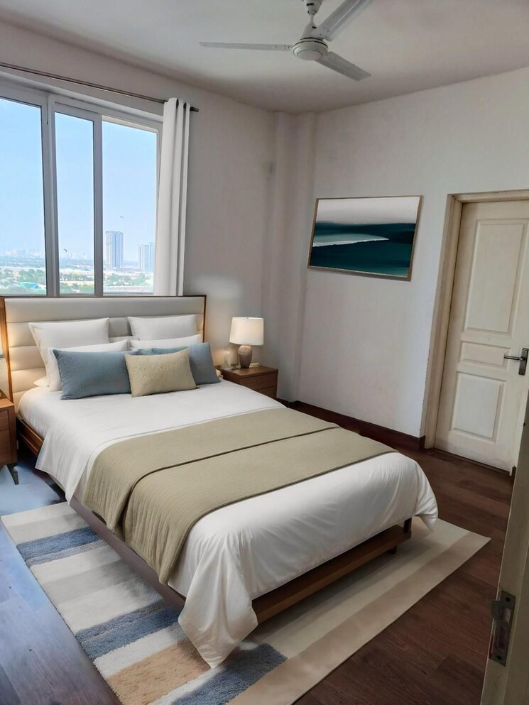 Master Bedroom, jms-the-nation 3.5 Bedroom 1745 Sq.Ft. Builder Floor In Sector 95 Gurgaon 8164185