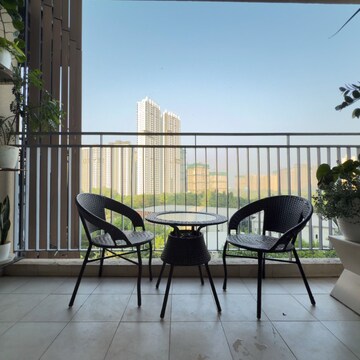 Balcony in 3 BHK Apartment at Kalpataru The Sunrise, Dhokali – for Sale
