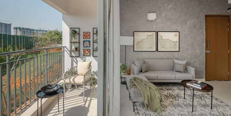 Balcony, godrej-ananda 2 Bedroom 988 Sq.Ft. Apartment In Bagaluru Bangalore 8164220