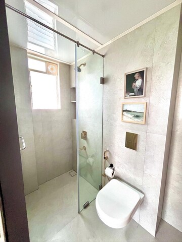 Bathroom in 2 BHK Apartment at Wadhwa TW Gardens, Kandivali East – for Rent