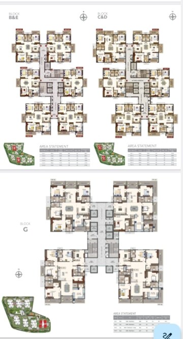 Master Plan in 4 BHK Apartment at Mahaveer Crystal Garden, Attapur – for Sale