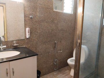 Bathroom in 3 BHK Apartment at Jayabheri The Summit, Narsingi – for Rent